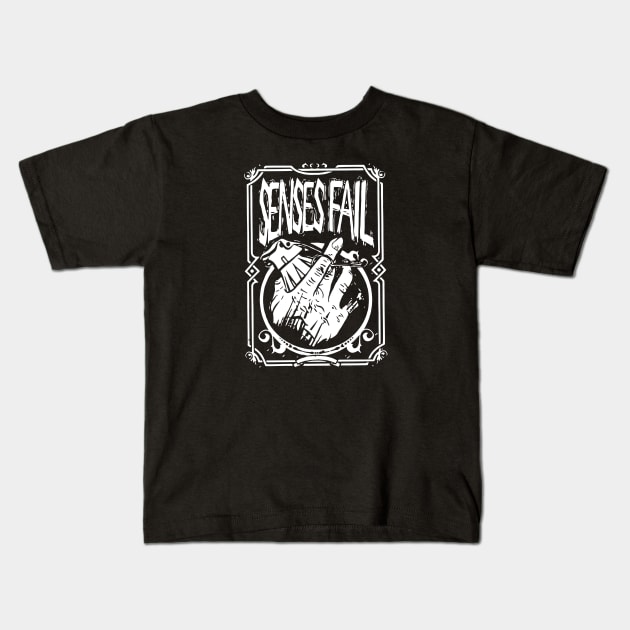 Senses Fail Grenade Kids T-Shirt by Barrettire